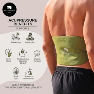 Bed of Nails Acupressure Strap – Green – view 3