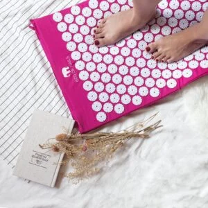 Bed of Nails Acupressure Mat & Pillow Set – Pink – view 7
