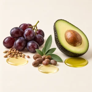 Grapeseed, Jojoba & Avocado Oils